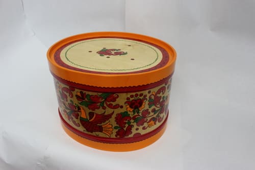 С 153 НХП. Короб. Борецкая роспись